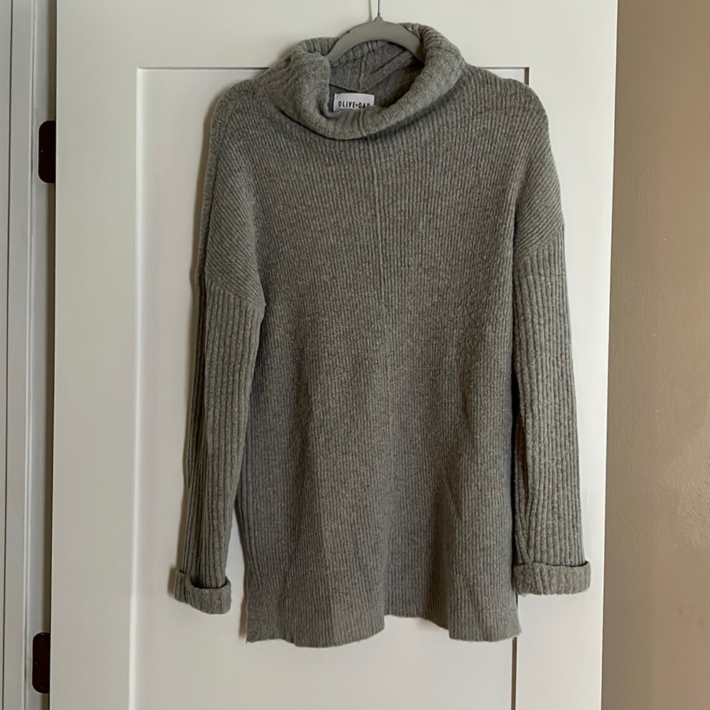 Olive and oak oversized sweater